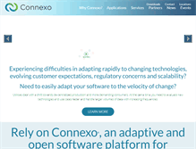 Tablet Screenshot of connexo.com